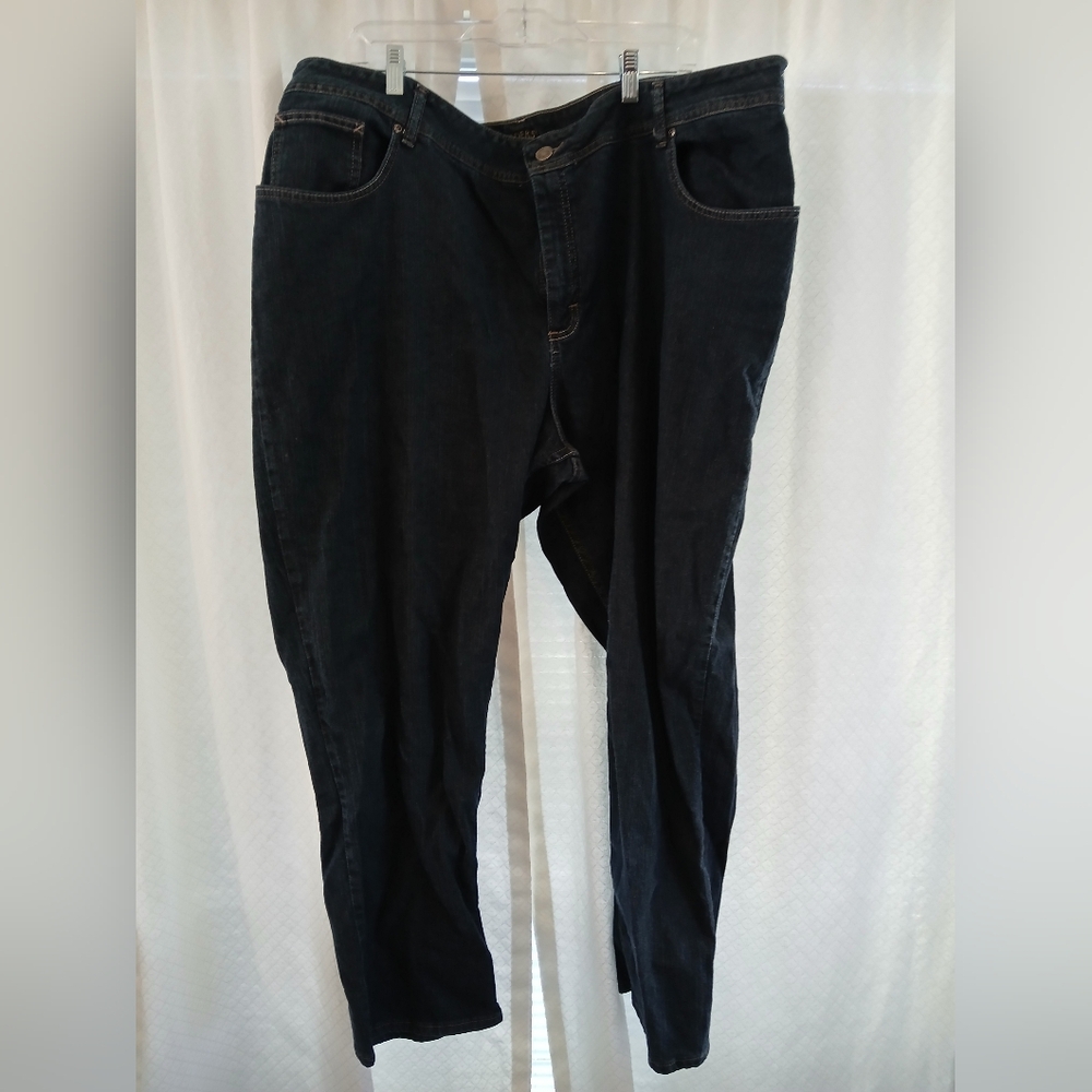 Lee Dark Wash Blue Denim Jeans 26W 24W